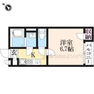 レオネクストハピネス【2階】の間取り