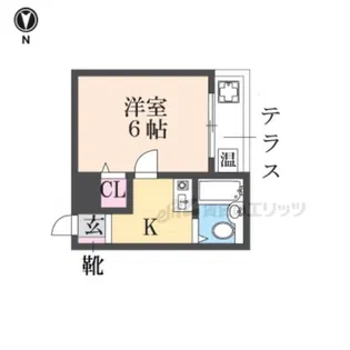 ハイツチャオチャオ【1階】の間取り