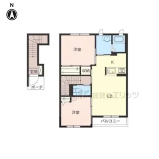 シャーメゾン 秋山A【2階】の間取り
