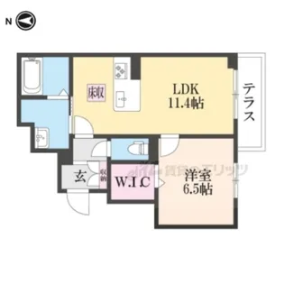 マリソルエム【102号室】の間取り