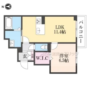 マリソルエム【202号室】の間取り