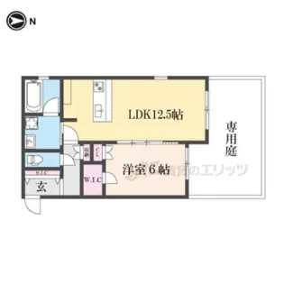 プランドール大宮【101号室】の間取り
