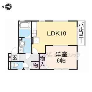 ベルパレス?【1階】の間取り