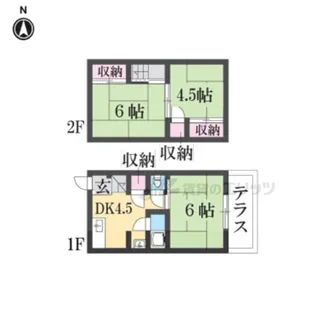 エクセルハイツ新口【3号室】の間取り