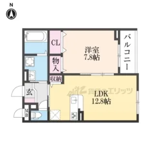 ヴォワ ラクテ【2階】の間取り