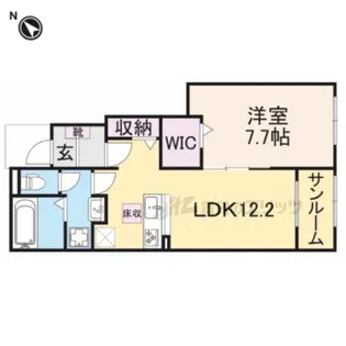レアル【104号室】の間取り