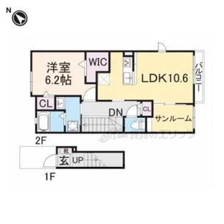 バルサ【201号室】の間取り