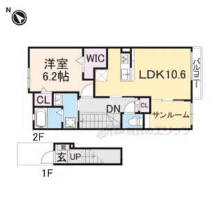 バルサ【203号室】の間取り
