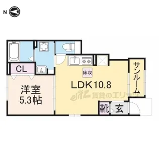 エランドロード【1階】の間取り