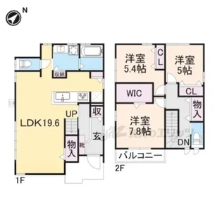 奈良県奈良市中町【一戸建】の間取り
