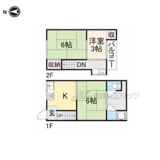 奈良県生駒郡斑鳩町興留7丁目【一戸建】の間取り