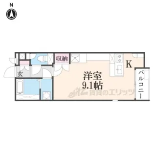 レオネクストGAIA【1階】の間取り