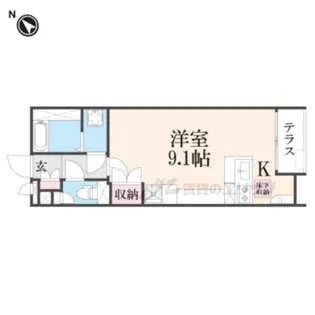 レオネクスト稲田【2階】の間取り