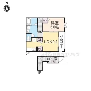 アザレアツインズ【201号室】の間取り