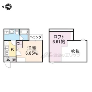 トリニティai【2階】の間取り