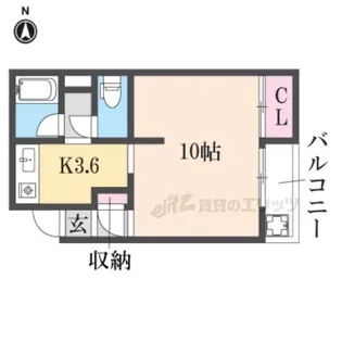 ナッシュエイ86【408号室】の間取り