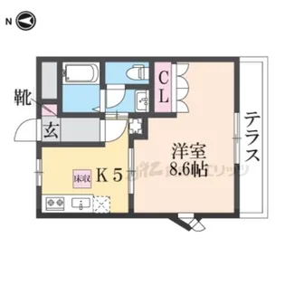 サン・ブライト【1階】の間取り