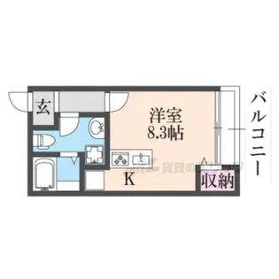 EXES篠尾【205号室】の間取り