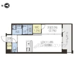 PHOENIX Clove Tomoi【1009号室】の間取り