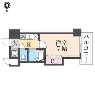 CITY SPIRE 布施【9階】の間取り