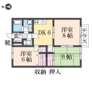 ビレット・ルネ【205号室】の間取り