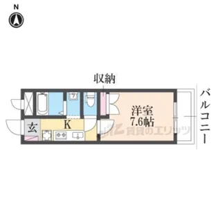 アップルハウス【2階】の間取り