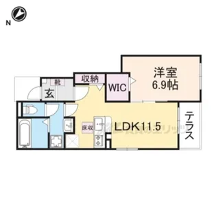 アイプレイス彦根?【1階】の間取り