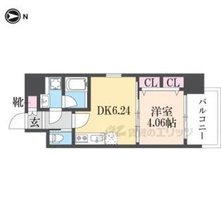プレジオ布施EURO【12階】の間取り