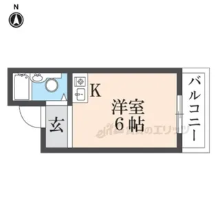 立地マンション【202号室】の間取り