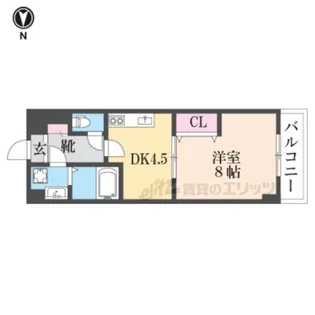 ロイヤルガーデン弐番館【4階】の間取り