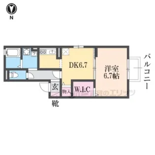 クレベール眞【1階】の間取り