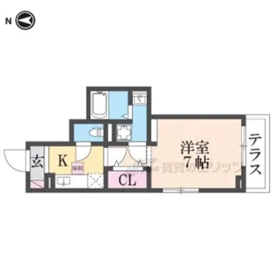 Nicewell 鴻池【1階】の間取り