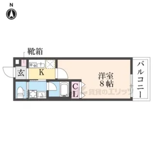 「SERiRiA COMFORT伏見」【2階】の間取り