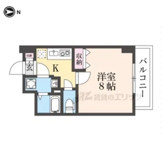 アドバンス京都アクィラ【2階】の間取り