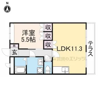 グリーンアイランド【1階】の間取り