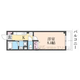 サンクスパレ千代原【1階】の間取り