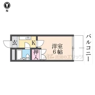 四条ハイツ【2階】の間取り