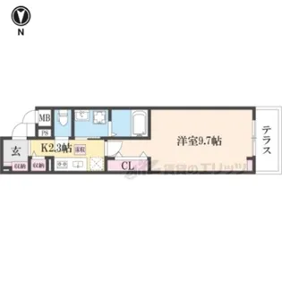 ヒカルサ奈良大森西ノース【1階】の間取り