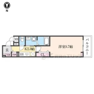 ヒカルサ奈良大森西ノース【3階】の間取り