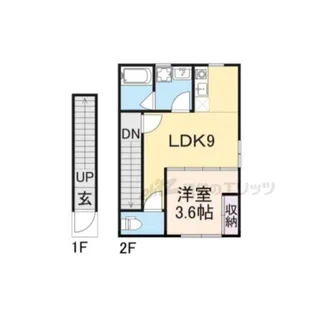 Land桂【2階】の間取り