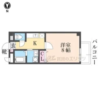 ラ・ビータ【2階】の間取り