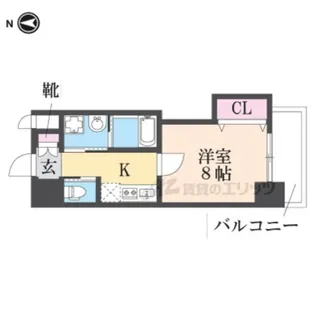 D?court門真駅前【503号室】の間取り