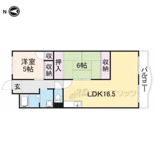 Belong枚方東1番館【3階】の間取り