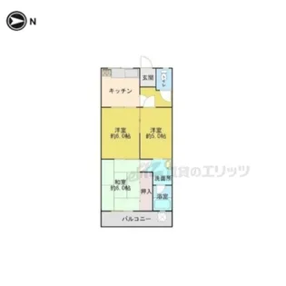 薮内ビル【2階】の間取り