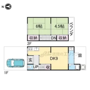 京都府京都市山科区西野後藤【一戸建】の間取り
