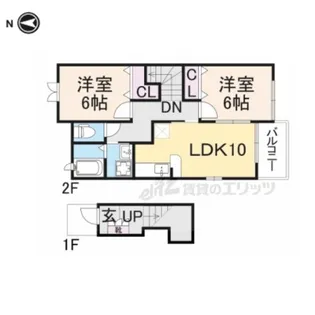 ファインレジデンス2番館【2階】の間取り