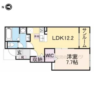 グランド萩ヶ丘?【1階】の間取り