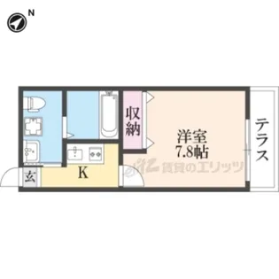 グラディート富雄駅前2番館【3階】の間取り