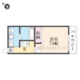 グラディート富雄駅前2番館【2階】の間取り