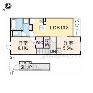 神楽坂2025【203号室】の間取り